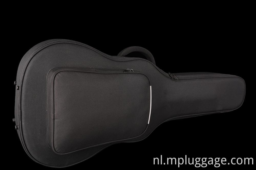Simple Black Guitar Music Bag